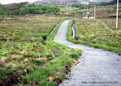 Sentier, Stornoway, île de Lewis, Hébrides Extérieures, Écosse, Royaume-Uni