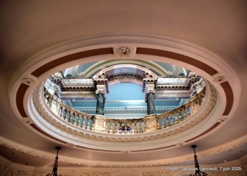 Rotonde, hall d’entrée, Hôtel de Ville, Belfast, Irlande du Nord, Royaume-Uni