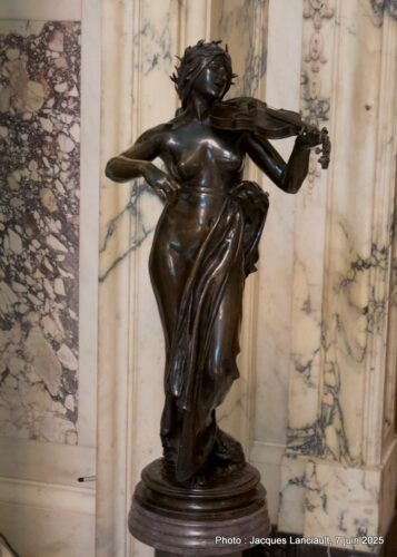 Sculpture, Hôtel de Ville, Belfast, Irlande du Nord, Royaume-Uni