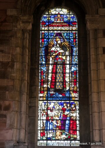 Vitrail, Cathédrale Sainte-Anne, Belfast, Irlande du Nord, Royaume-Uni