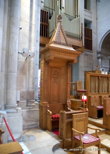 Siège épiscopal, cathédrale Sainte-Anne, Belfast, Irlande du Nord, Royaume-Uni