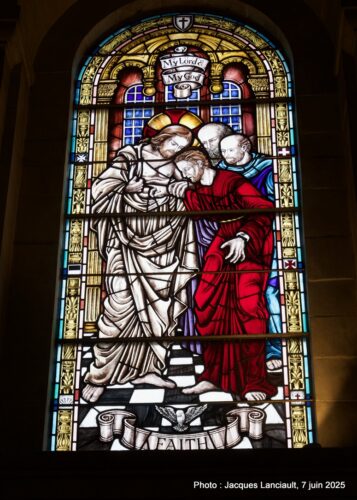 Vitraux, cathédrale Sainte-Anne, Belfast, Irlande du Nord, Royaume-Uni