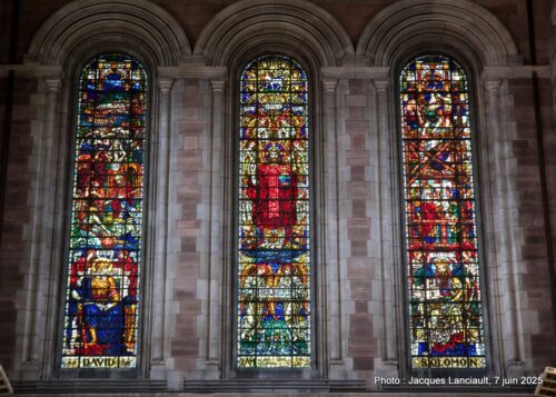 Vitraux, cathédrale Sainte-Anne, Belfast, Irlande du Nord, Royaume-Uni