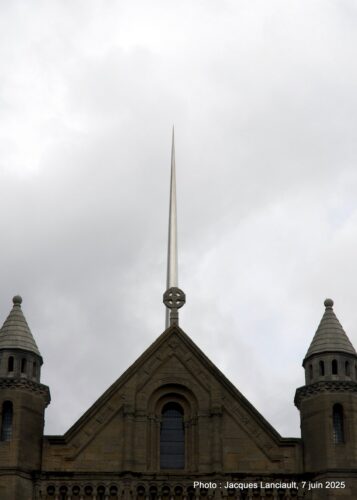 Flèche de l’Espoir, cathédrale Sainte-Anne, Belfast, Irlande du Nord, Royaume-Uni