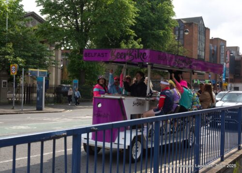 Vélo festif, Belfast, Irlande du Nord, Royaume-Uni