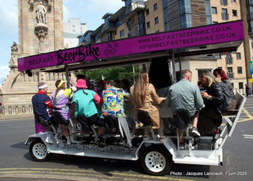 Vélo festif, Belfast, Irlande du Nord, Royaume-Uni