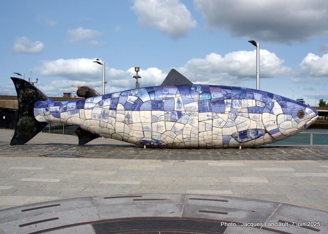 The Big Fish, Belfast, Irlande du Nord, Royaume-Uni