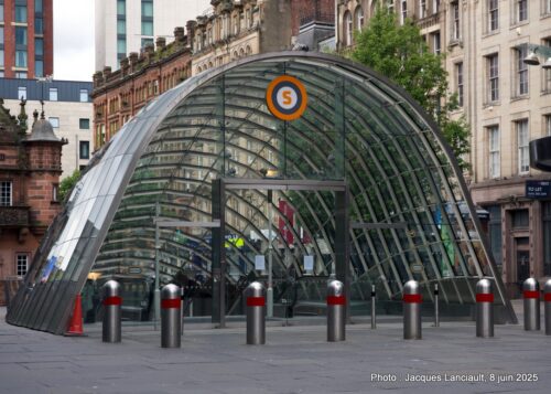 Station de métro St Enoch, Glasgow, Écosse, Royaume-Uni