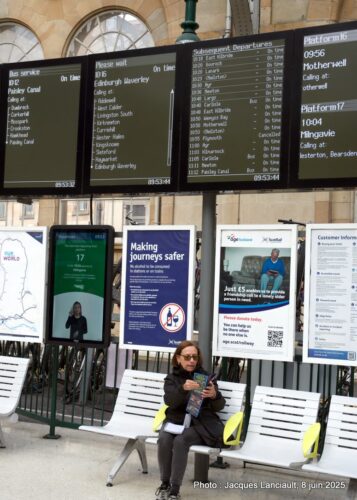 8 juin 2025 - Glasgow Central Station, Glasgow, Écosse, Royaume-Uni