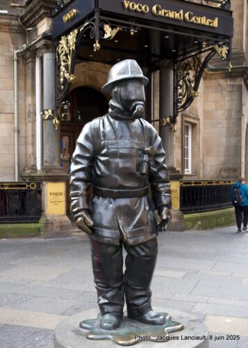 Citizen Firefighter, Glasgow, Écosse, Royaume-Uni
