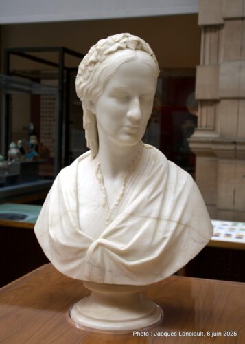 Buste de madame William Law, Kelvingrove Art Gallery and Museum, Glasgow, Écosse, Royaume-Uni