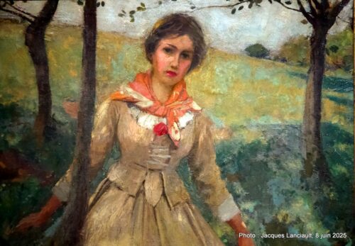 Une jeune femme, Kelvingrove Art Gallery and Museum, Glasgow, Écosse, Royaume-Uni