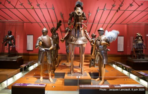 Armures, Kelvingrove Art Gallery and Museum, Glasgow, Écosse, Royaume-Uni