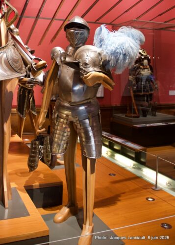 Armures, Kelvingrove Art Gallery and Museum, Glasgow, Écosse, Royaume-Uni