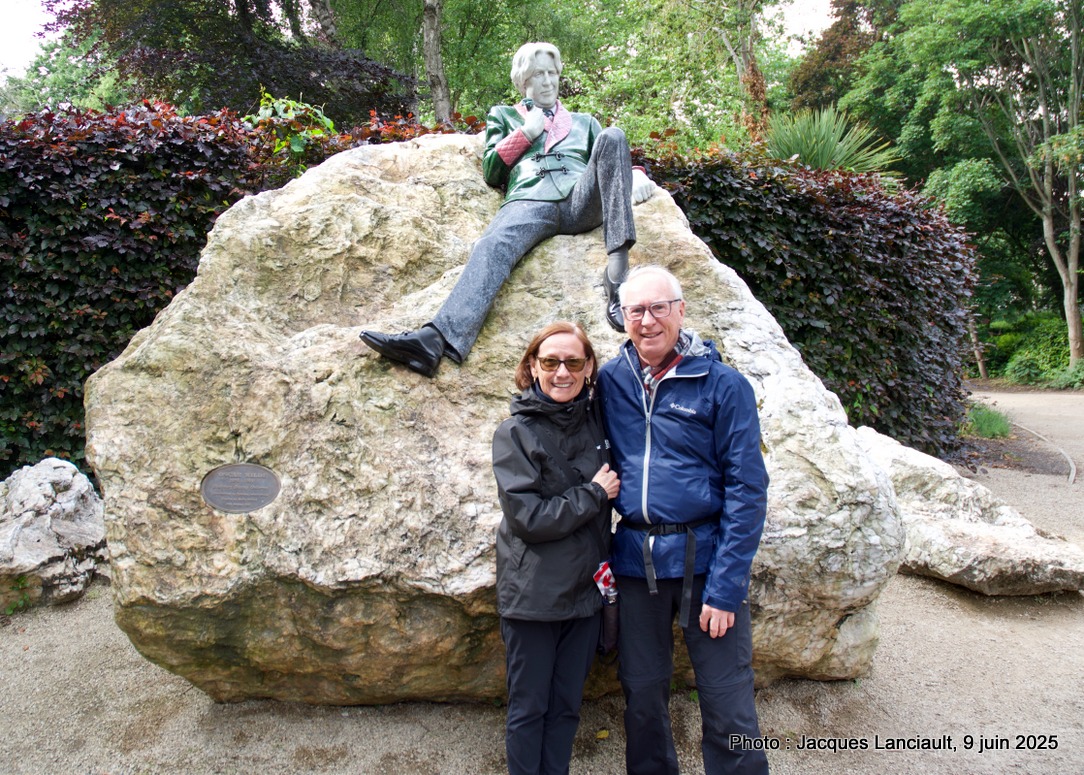 Mémorial Oscar Wilde, Merrion Square, Dublin, République d’Irlande
