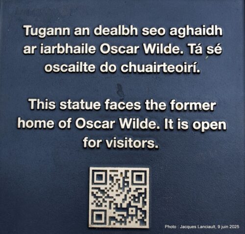 Statue d’Oscar Wilde, Dublin, République d’Irlande