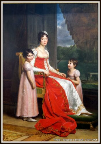 Julie Bonaparte, reine d’Espagne, avec ses filles Zénaïde et Charlotte, Galerie nationale d’Irlande, Dublin, République d’Irlande