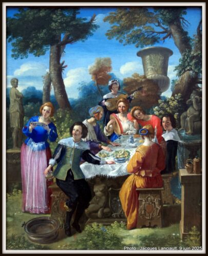 Festin dans un jardin, Galerie nationale d’Irlande, Dublin, République d’Irlande