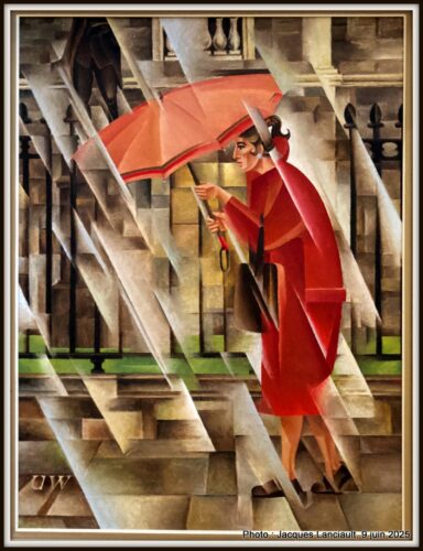 Jeune fille passant devant Trinity sous la pluie, Galerie nationale d’Irlande, Dublin, République d’Irlande