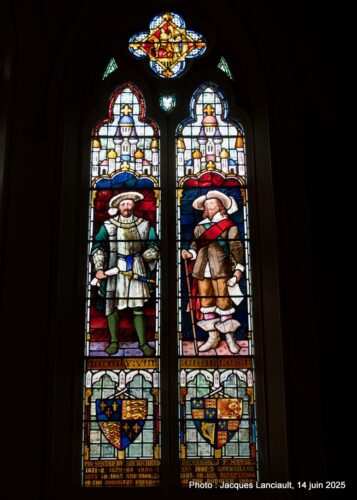 Vitrail, Stone Hall, Maison Dieu, Douvres, Angleterre, Royaume-Uni