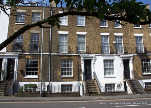 Maisons en rangée, Douvres, Angleterre, Royaume-Uni