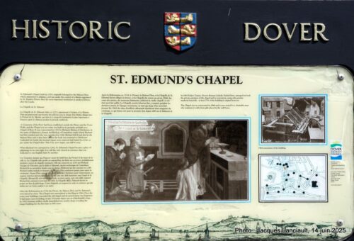 Saint Edmund Chapel, Douvres, Angleterre, Royaume-Uni