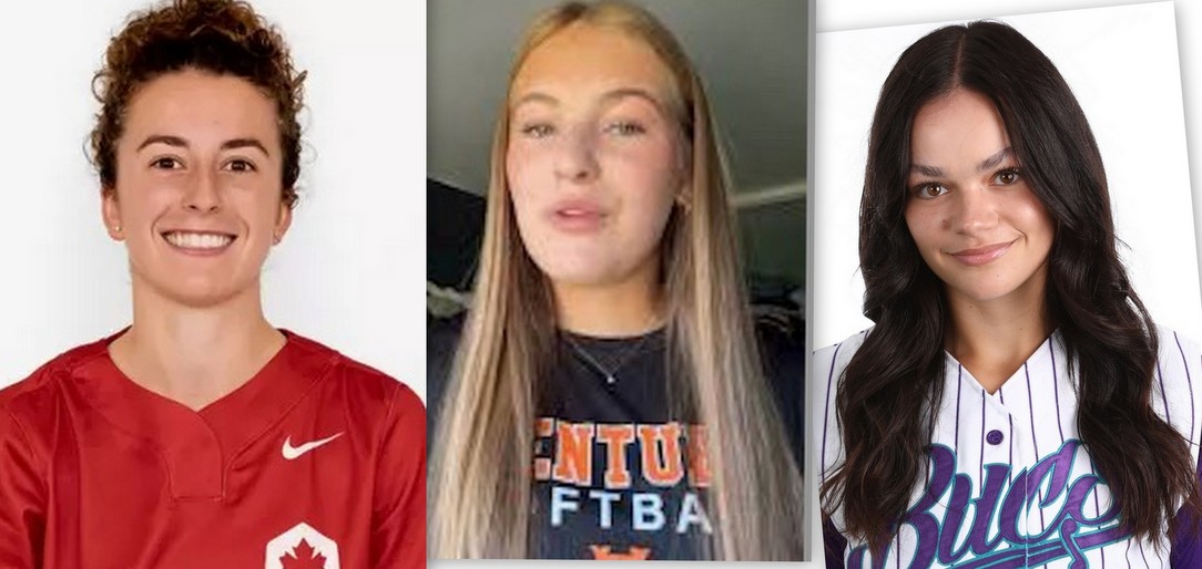 Trois softballeuses québécoises amorcent cet hiver leur carrière collégiale et universitaire!