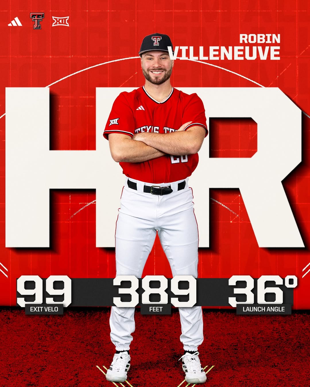 Robin Villeneuve… tout en puissance : un double et deux coups de circuit!