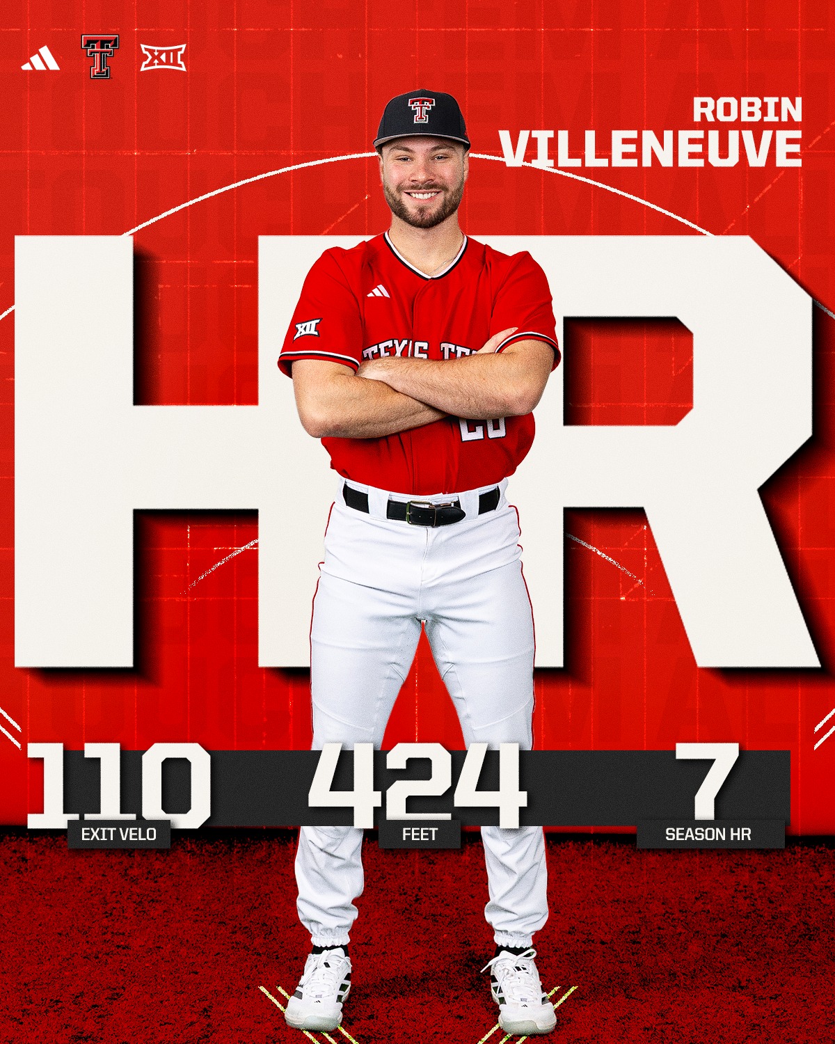 Robin Villeneuve claque son 7e coup de circuit de la saison!