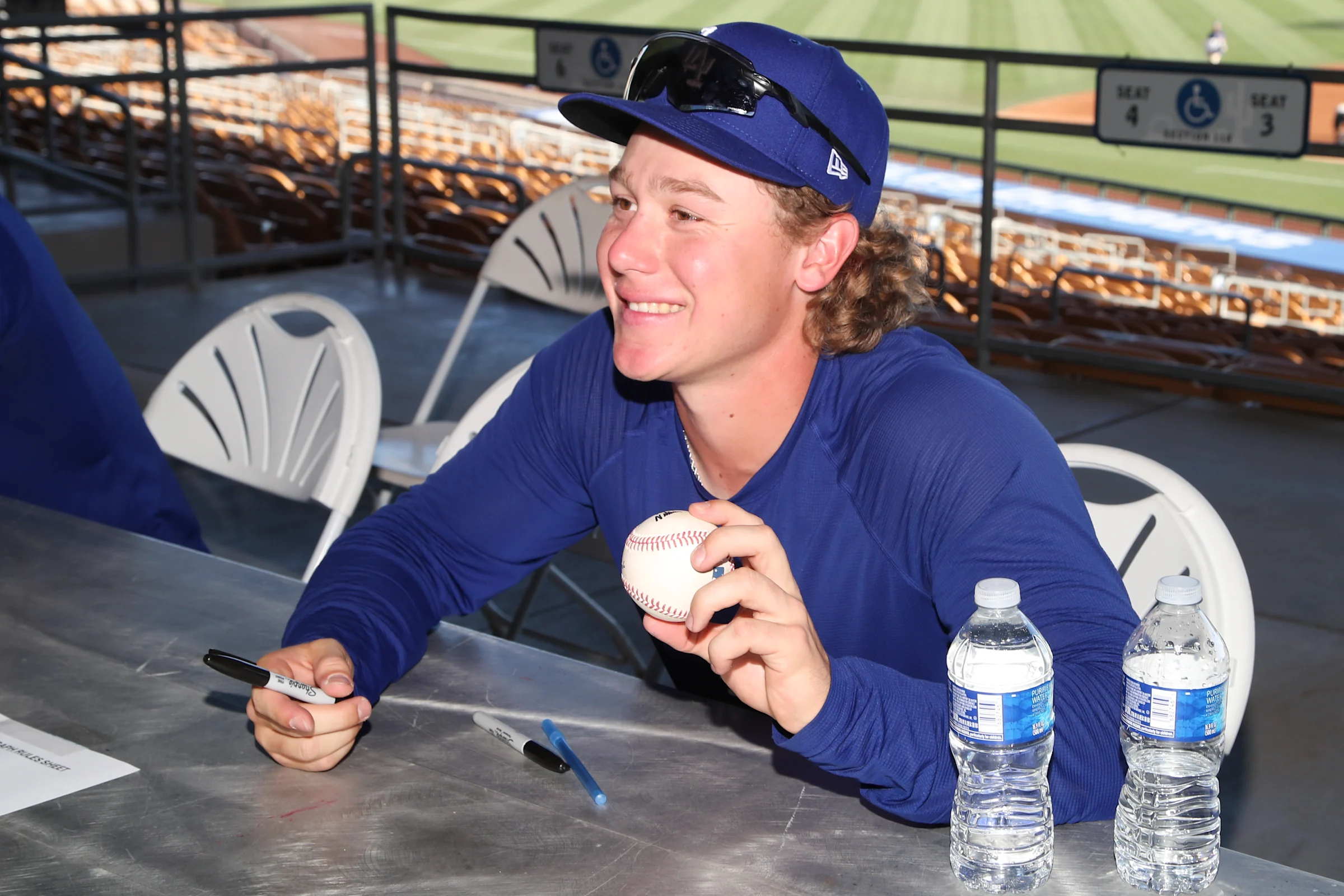 Charles Davalan, Loons de Great Lakes, A avancé - Dodgers de Los Angeles