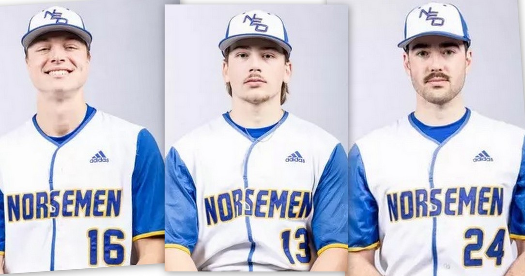 Marek Lalonde, Alexis Descarreaux et Éliott Marin, Northeastern Oklahoma A&M College, NJCAA DI