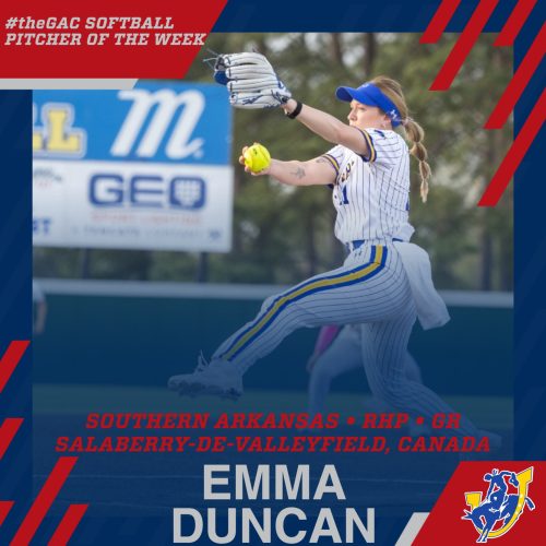 Emma Duncan, Southern Arkansas University, NCAA DII