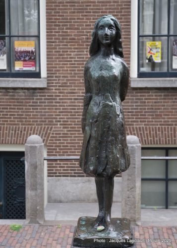 Statue Anne Frank, Amsterdam, Pays-Bas