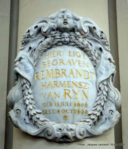 Rembrandt, Westerkerk, Amsterdam, Pays-Bas
