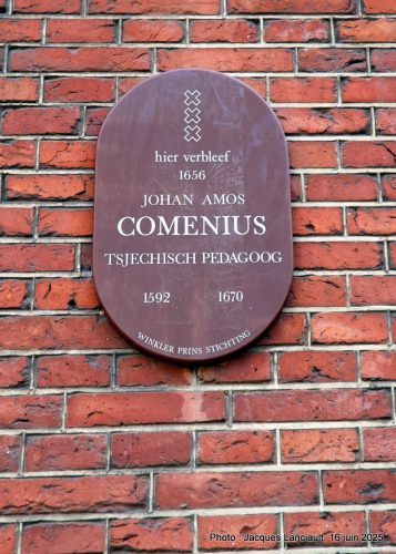 Johan Amos Comenius, Amsterdam, Pays-Bas