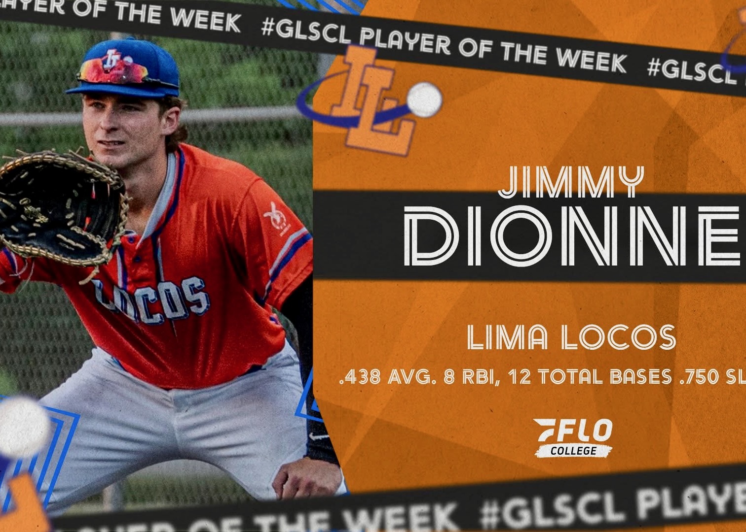 Jimmy Dionne, Locos de Lima, Great Lakes Collegiate League