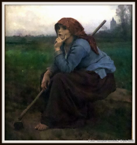 Jeune paysanne avec une houe, Musée Van Gogh, Amsterdam, Pays-Bas