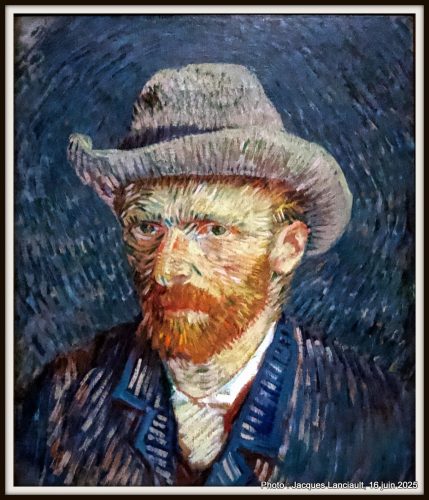Autoportrait au chapeau de feutre gris, Musée Van Gogh, Amsterdam, Pays-Bas
