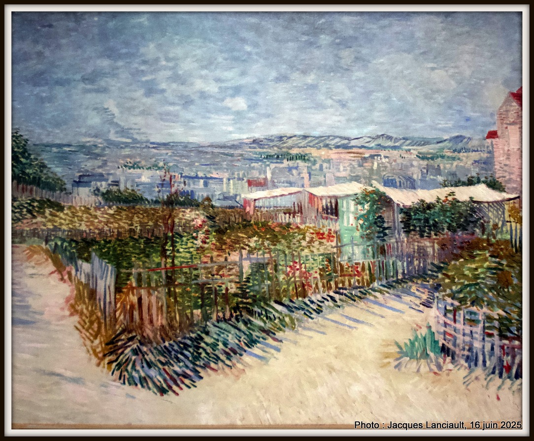 Montmartre : derrière le Moulin de la Galette, Musée Van Gogh, Amsterdam, Pays-Bas