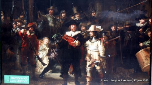 La Ronde de nuit, Rembrandtplein, Amsterdam, Pays-Bas