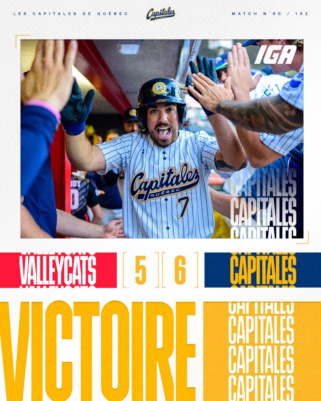 Baseball indépendant - Avec un double, Nicolas Deschamps joue les héros en neuvième manche !