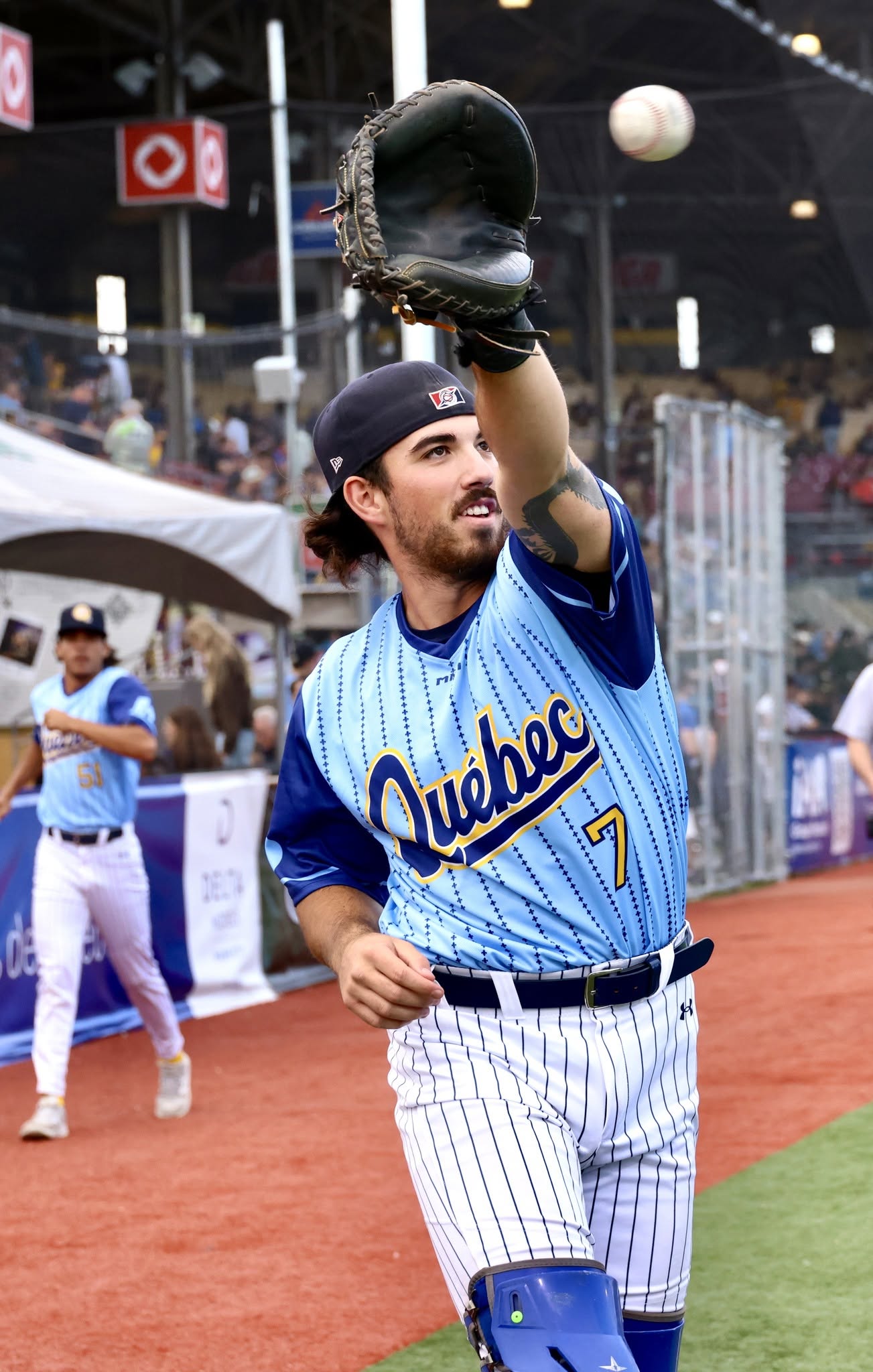 Baseball indépendant - Nicolas Deschamps, parfait dans le rectangle du frappeur pour les Capitales de Québec !