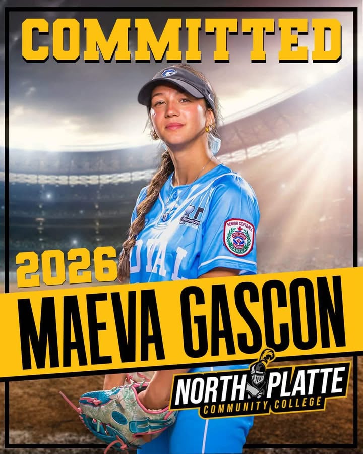 Une softballeuse de plus pour la prochaine saison : Maeva Gascon évoluera en première division de la NJCAA!