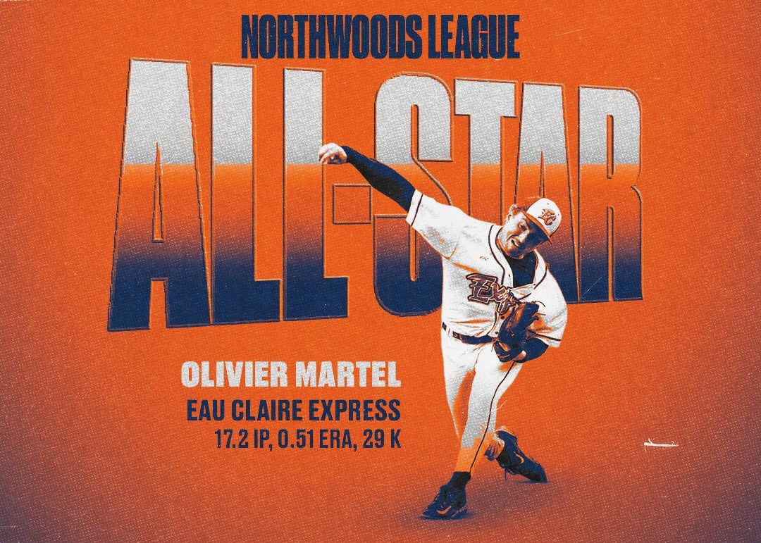 Olivier Martel, Express d'Eau Claire, Northwoods League