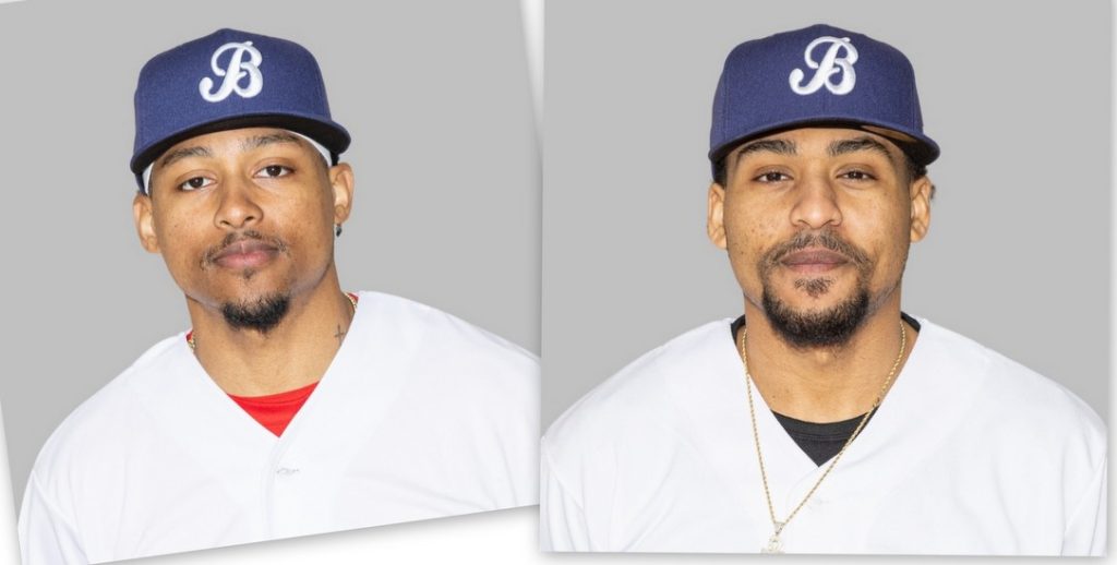 Francisco et Brandon Hernandez, BayCats de Barrie, Canadian Baseball league