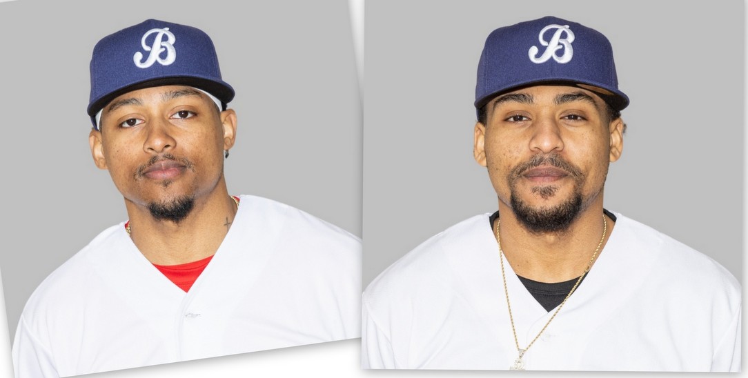 Francisco et Brandon Hernandez, BayCats de Barrie, Canadian Baseball league
