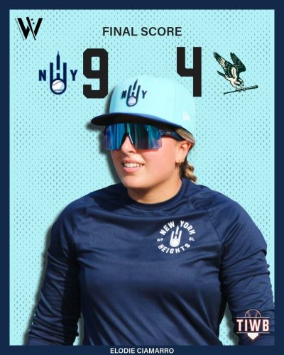 Elodie Ciamarro, Heights de New York, Women’s Pro Baseball League