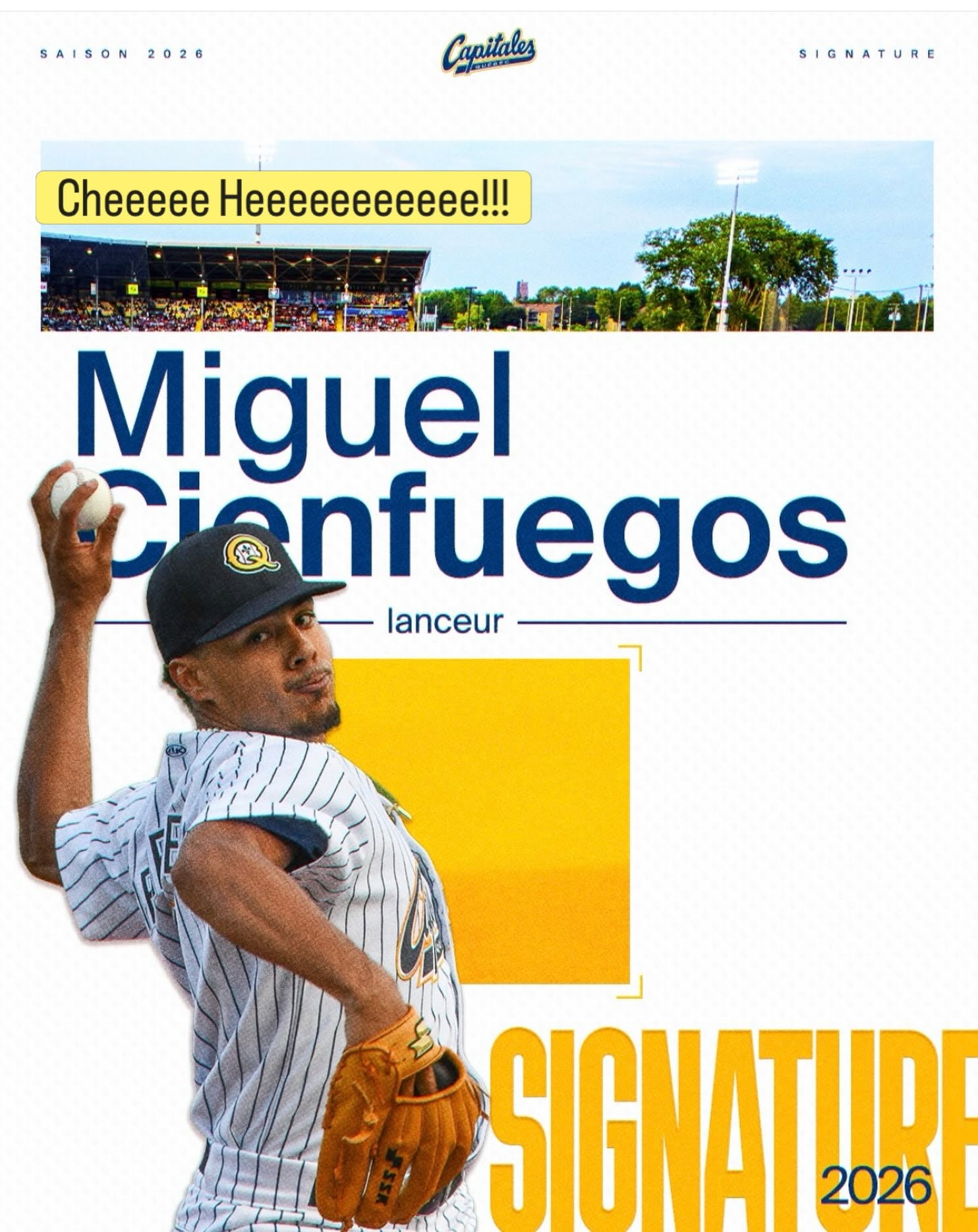 Miguel Cienfuegos, Capitales de Québec, Ligue Fronteir