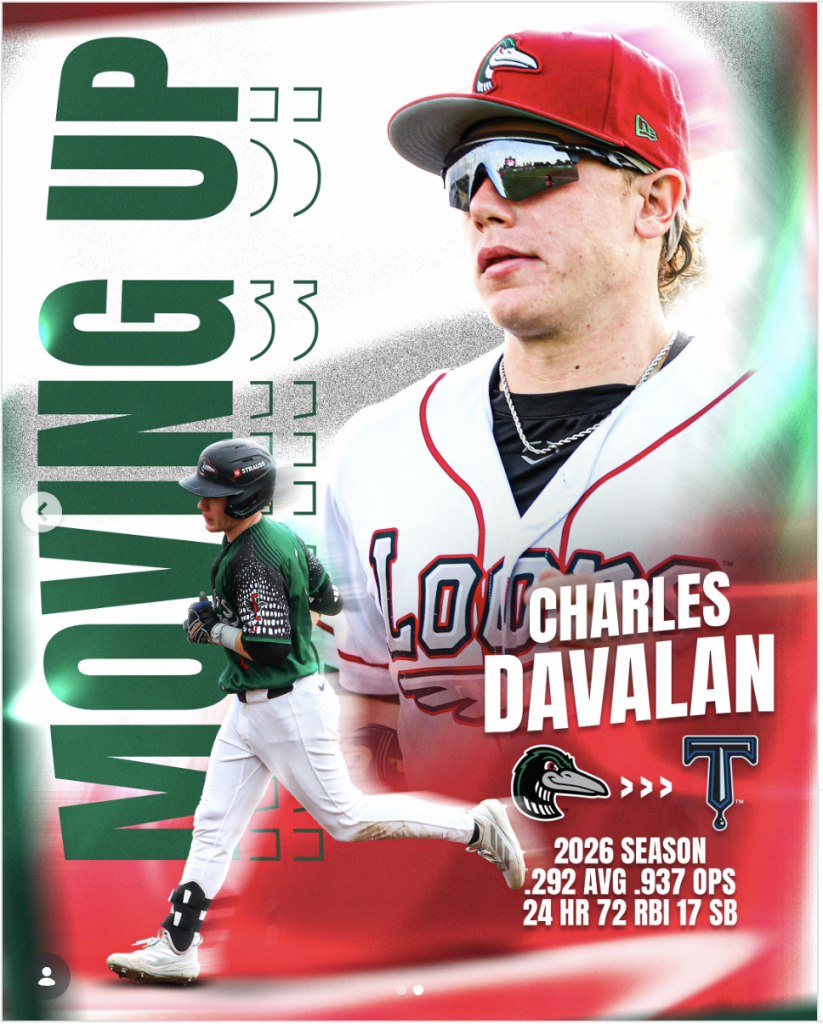 Charles Davalan, Drillers de Tulsa, AA - Dodgers de Los Angeles