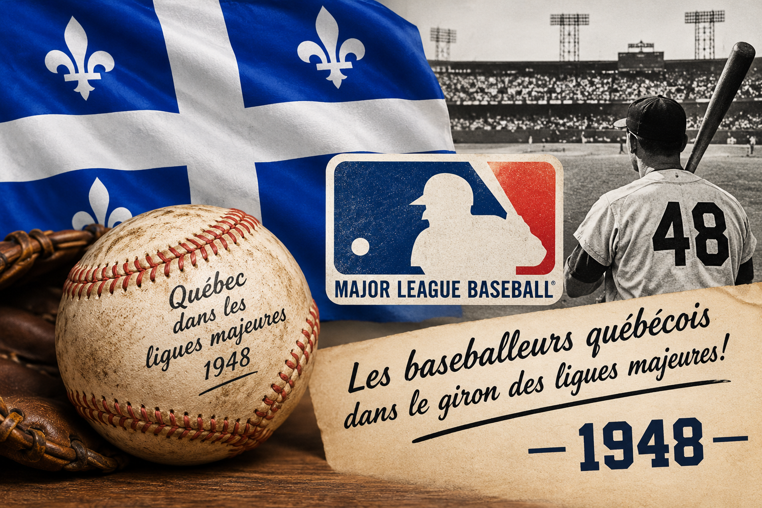 Le Québécois dans le baseball affilié aux ligues majeures - 1948